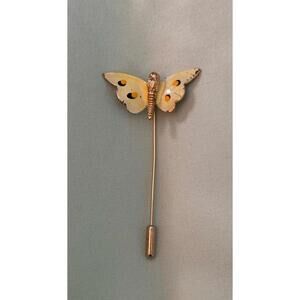 Butterfly Stick Pin Brooch